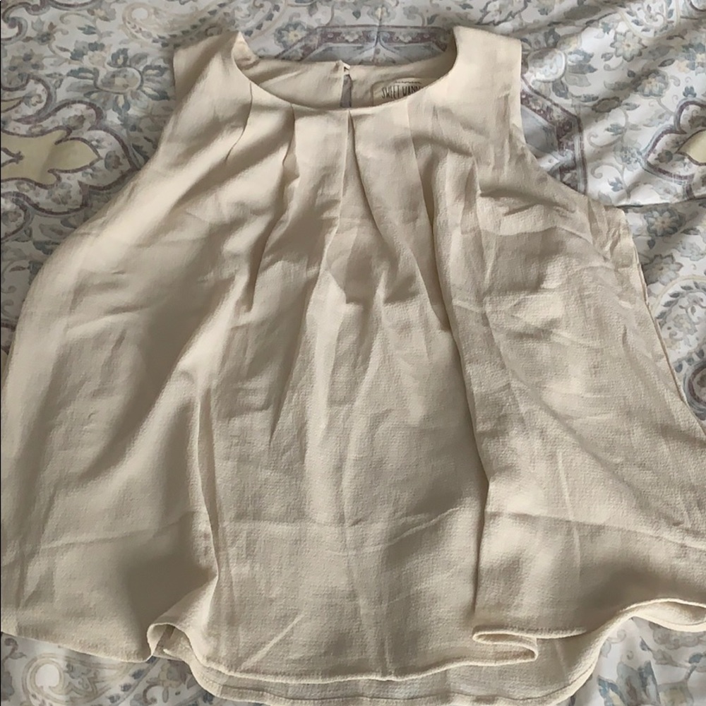 Cream blouse